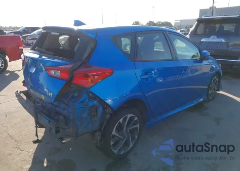 2016 Scion Im из США, поврежденный, VIN JTNKARJE2GJ522262